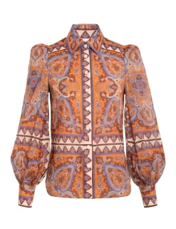 Hot ZIMMERMANN Halcyon Blouson Blouse