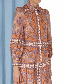 Hot ZIMMERMANN Halcyon Blouson Blouse