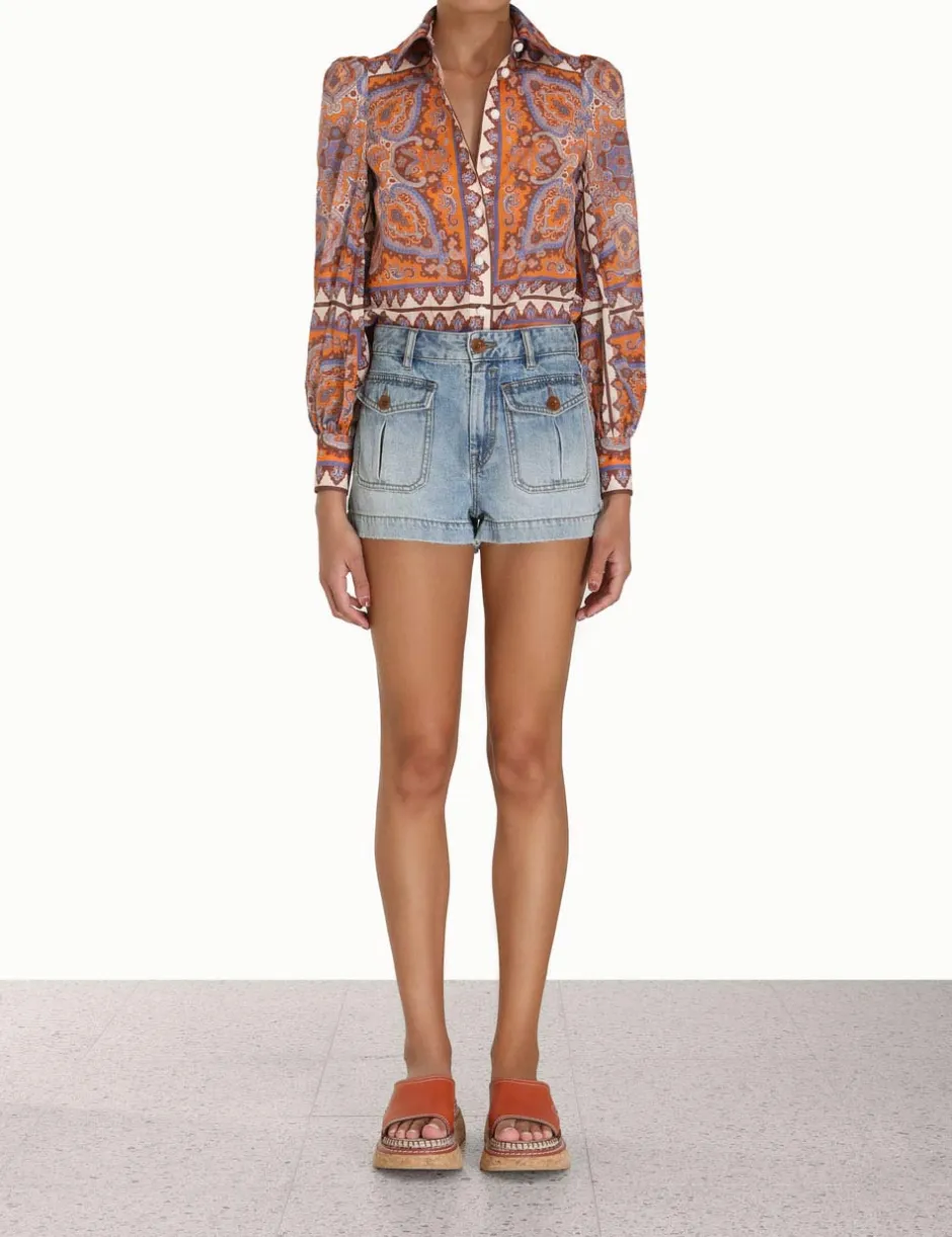 Hot ZIMMERMANN Halcyon Blouson Blouse