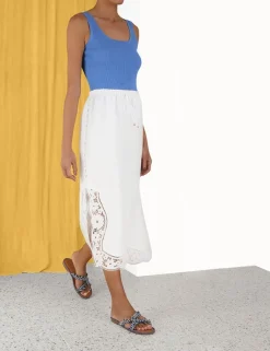 Outlet ZIMMERMANN Halcyon Broderie Skirt
