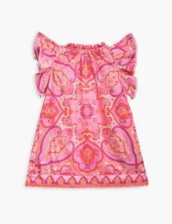 Online ZIMMERMANN Halcyon Flounce Sleeve Dress