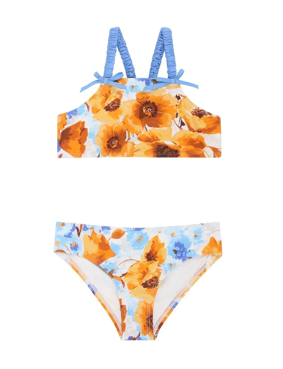 Hot ZIMMERMANN Halcyon Gathered Strap Bikini