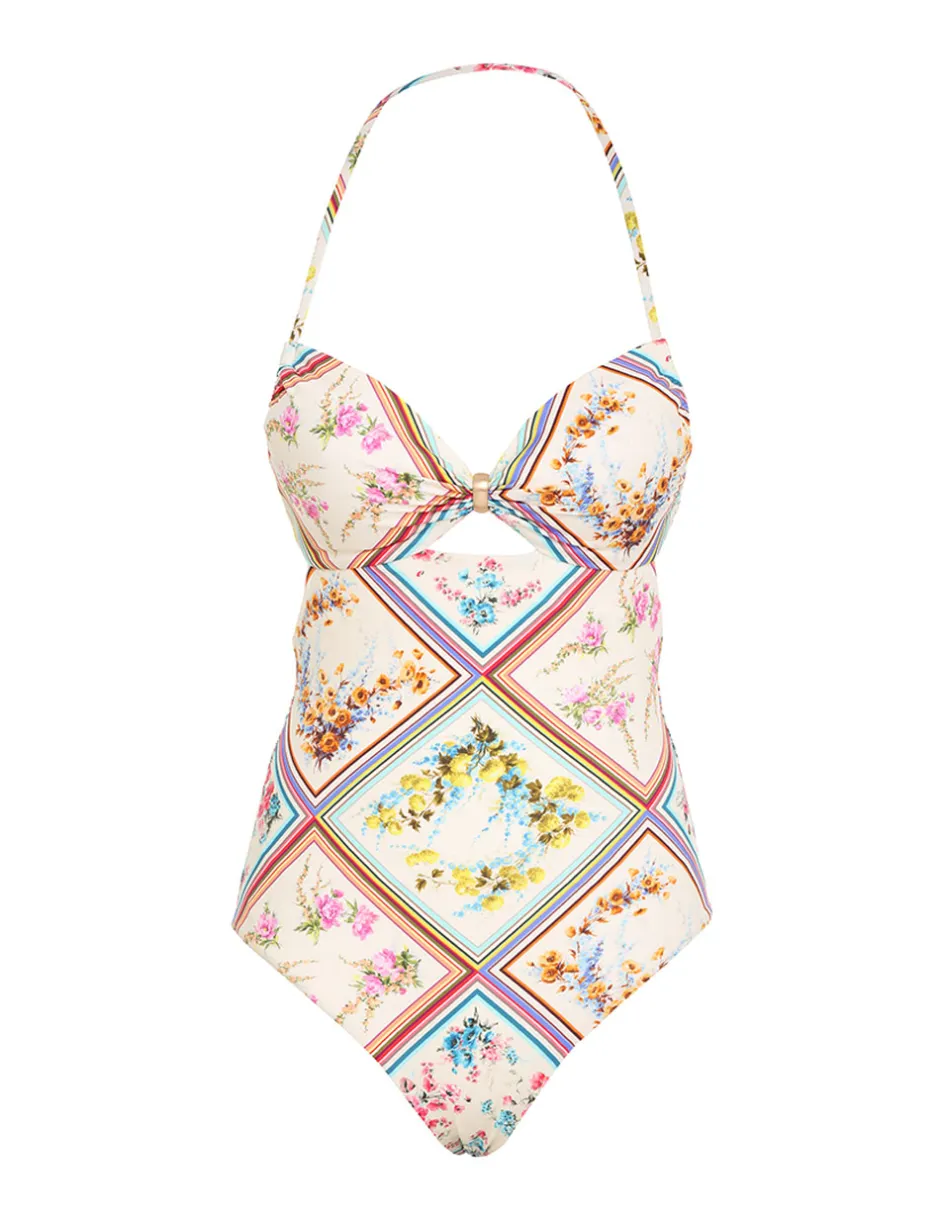 Best ZIMMERMANN Halcyon Halter Neck 1Pc