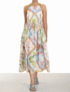 Best ZIMMERMANN Halcyon Halter Scarf Dress