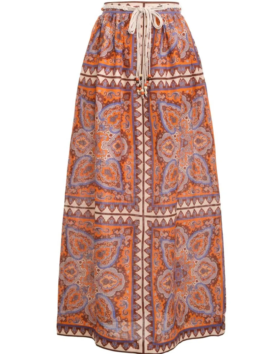 Best ZIMMERMANN Halcyon Maxi Skirt