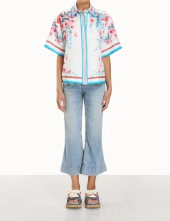 New ZIMMERMANN Halcyon Oversized Shirt