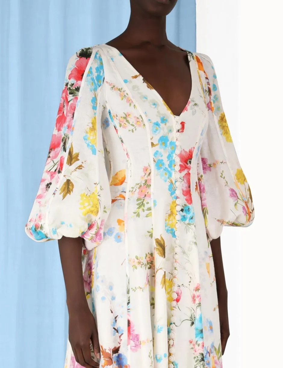 Sale ZIMMERMANN Halcyon Panelled Maxi Dress
