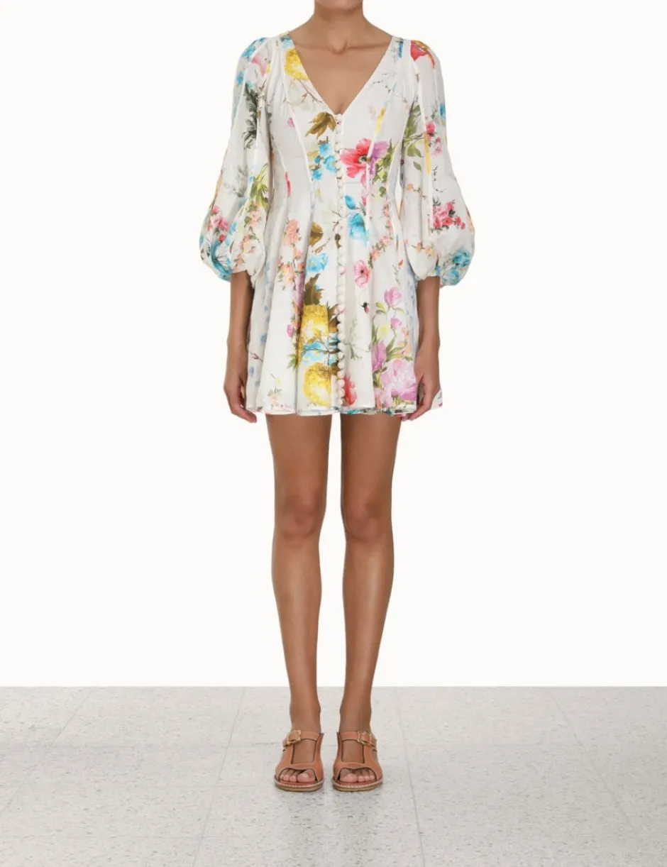 Sale ZIMMERMANN Halcyon Panelled Mini Dress