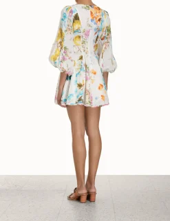 Sale ZIMMERMANN Halcyon Panelled Mini Dress