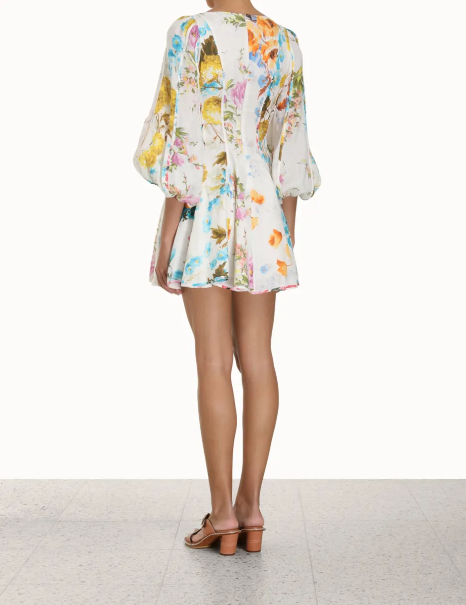 Sale ZIMMERMANN Halcyon Panelled Mini Dress