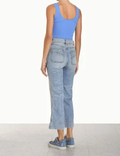 Best ZIMMERMANN Halcyon Scoop Neck Tank