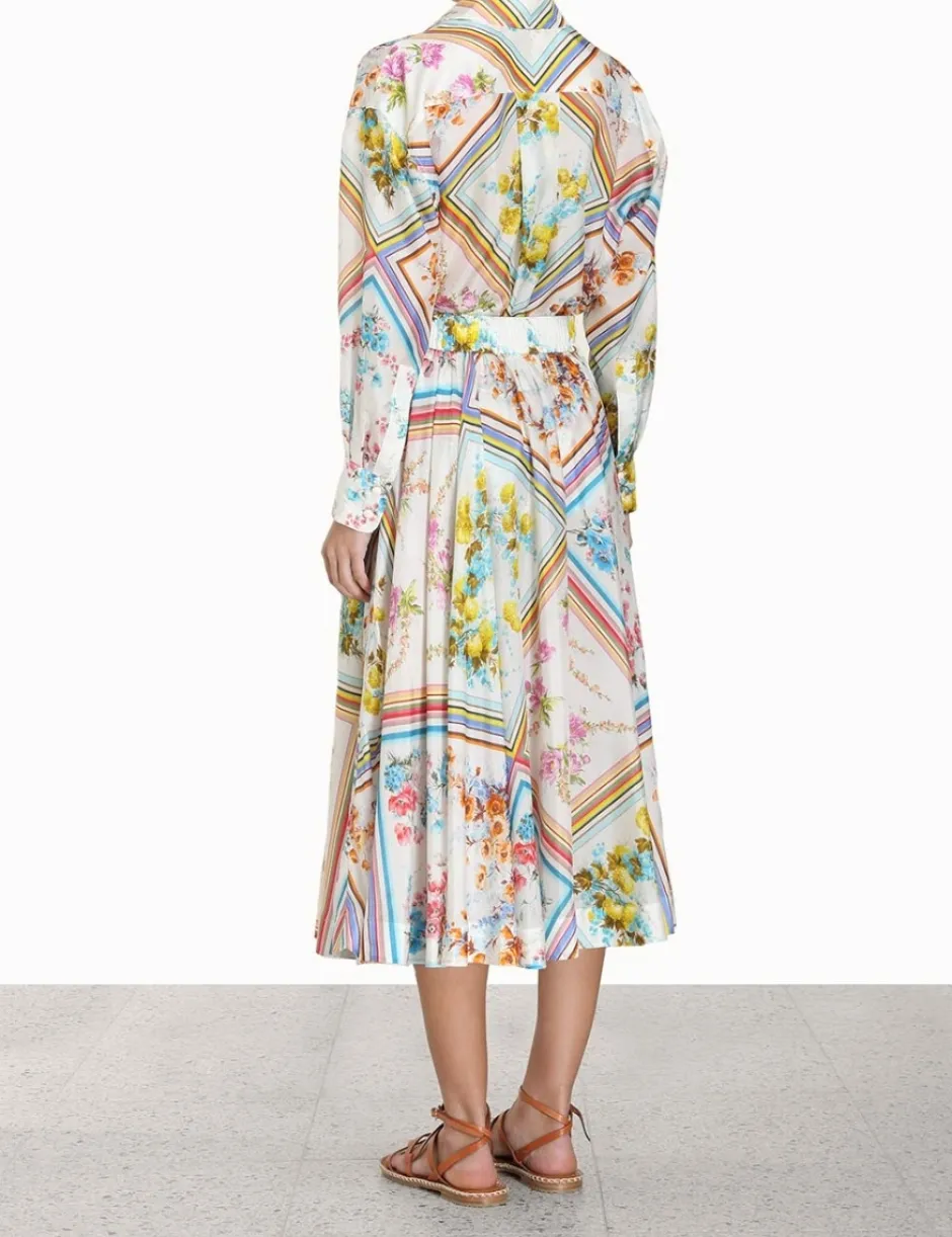 Outlet ZIMMERMANN Halcyon Swing Skirt