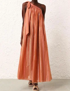 Best ZIMMERMANN Junie Asymmetric Midi Dress