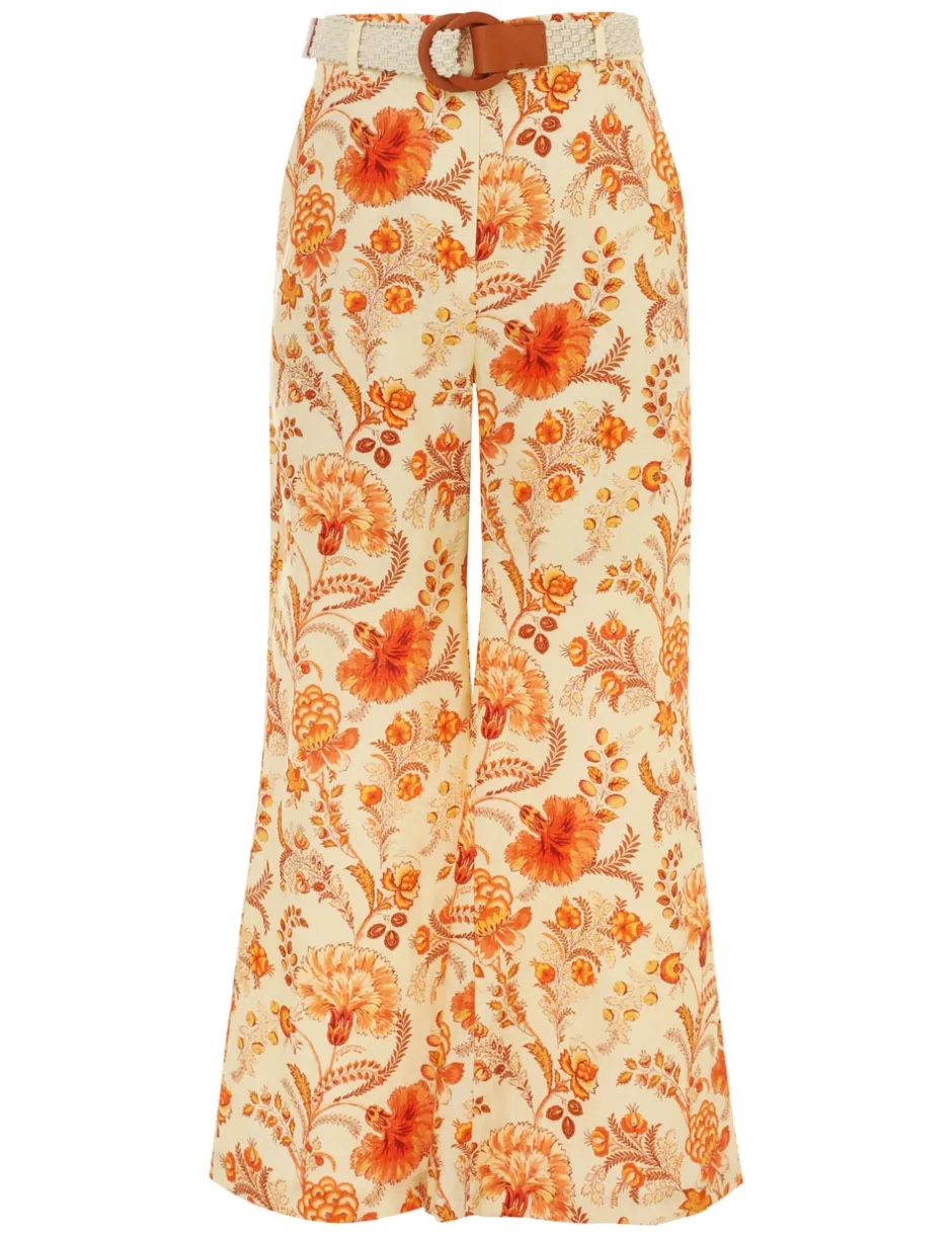 Sale ZIMMERMANN Junie Crop Flared Pant