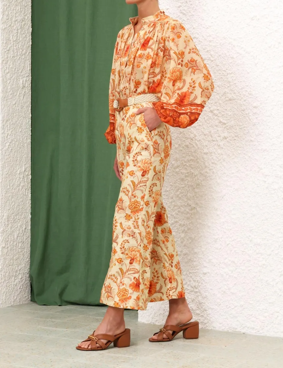 Sale ZIMMERMANN Junie Crop Flared Pant