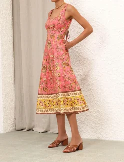 Sale ZIMMERMANN Junie Cut Out Midi Dress