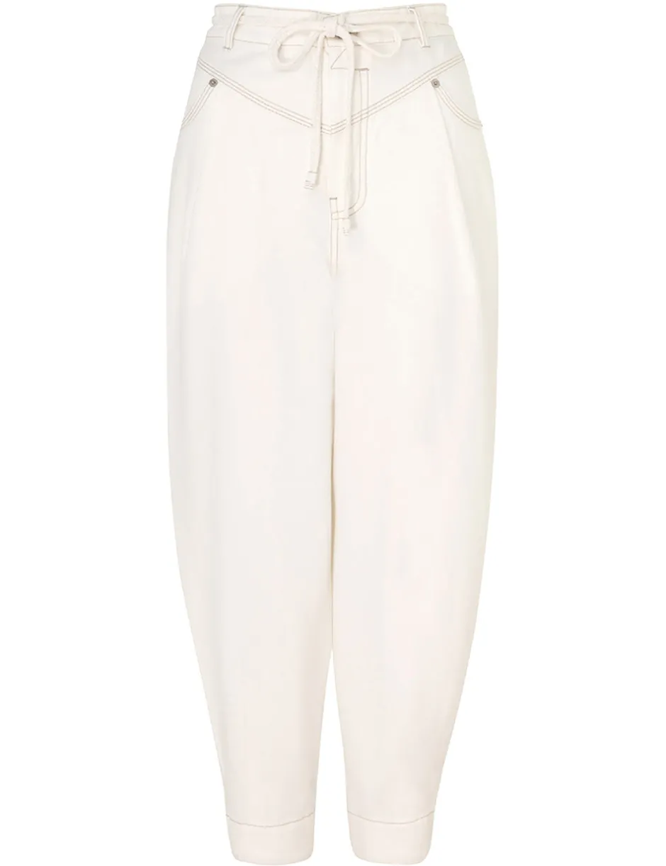 Best ZIMMERMANN Junie Denim Utility Pant
