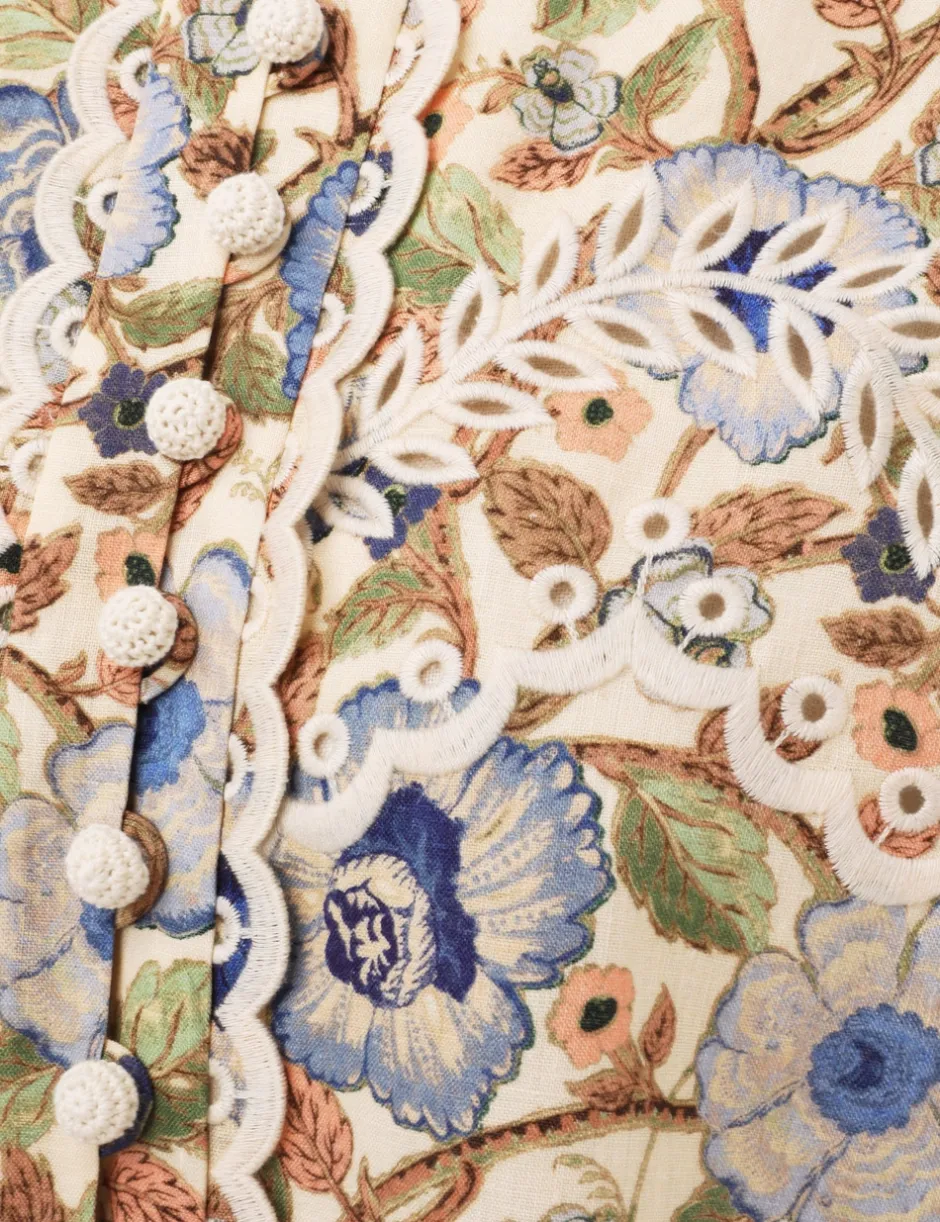 ZIMMERMANN Junie Embroidered Shirt