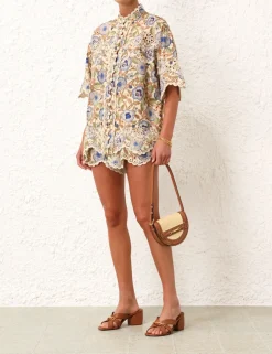 ZIMMERMANN Junie Embroidered Short