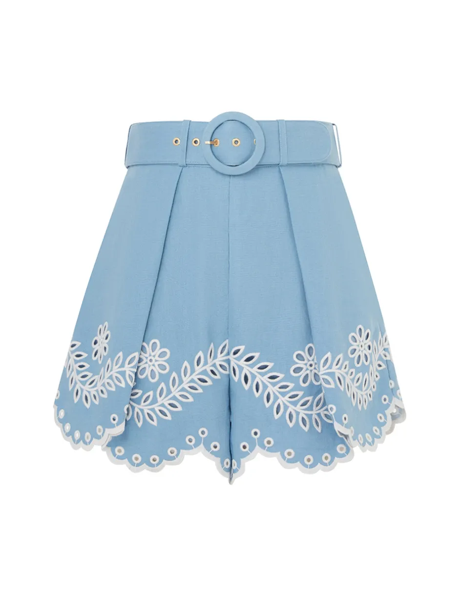 Best ZIMMERMANN Junie Embroidered Short