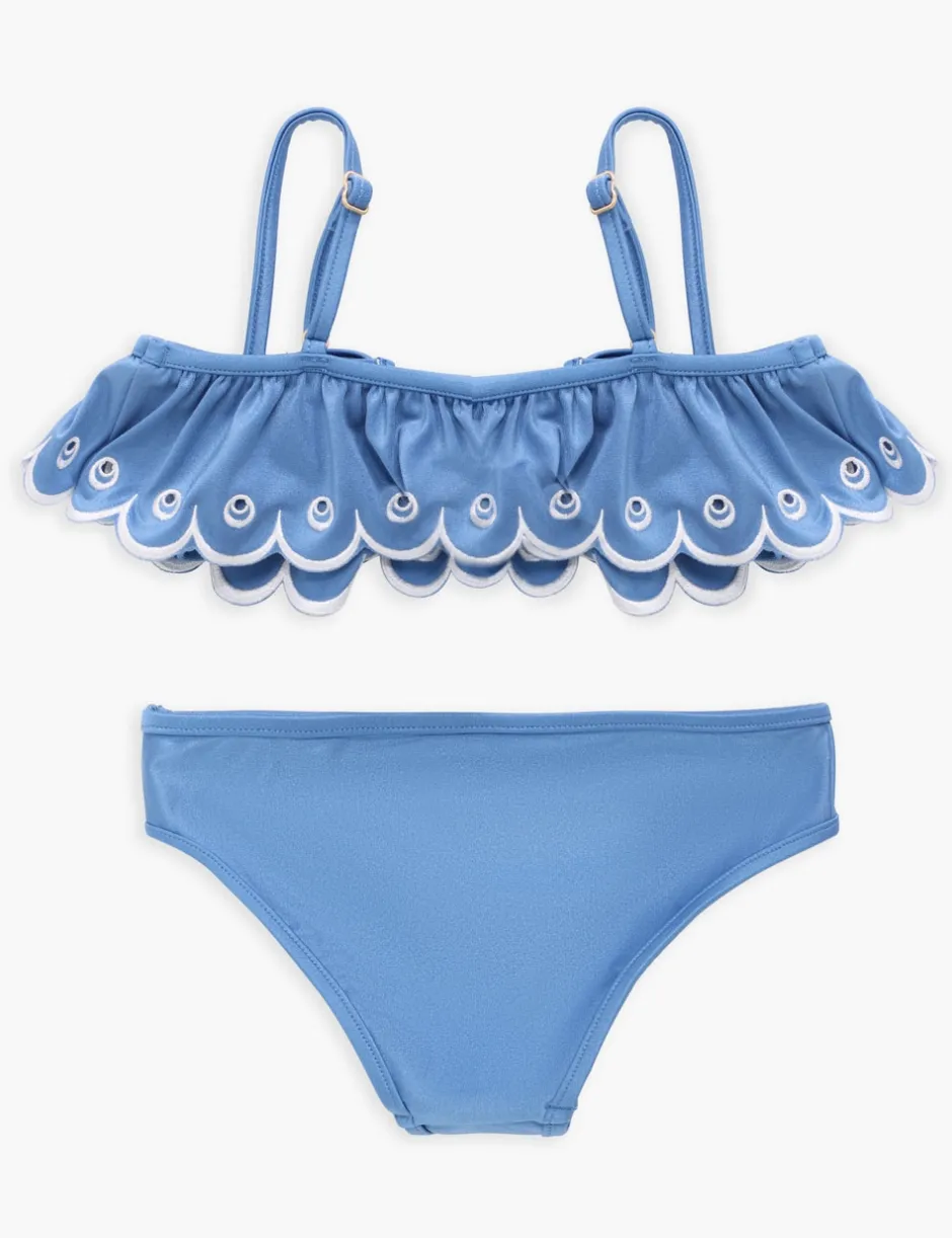 ZIMMERMANN Junie Embroidery Frill Bikini
