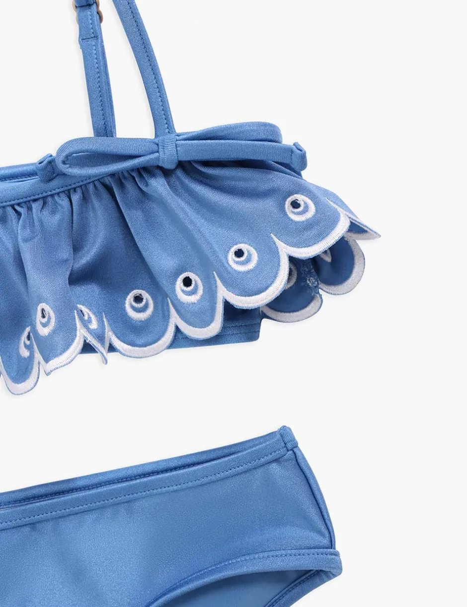 ZIMMERMANN Junie Embroidery Frill Bikini