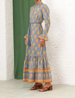 Sale ZIMMERMANN Junie Frill Midi Dress