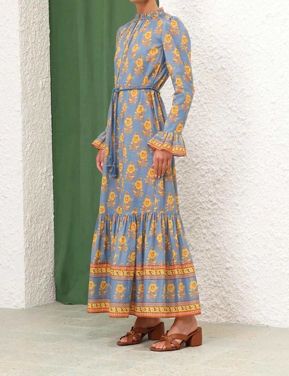 Sale ZIMMERMANN Junie Frill Midi Dress