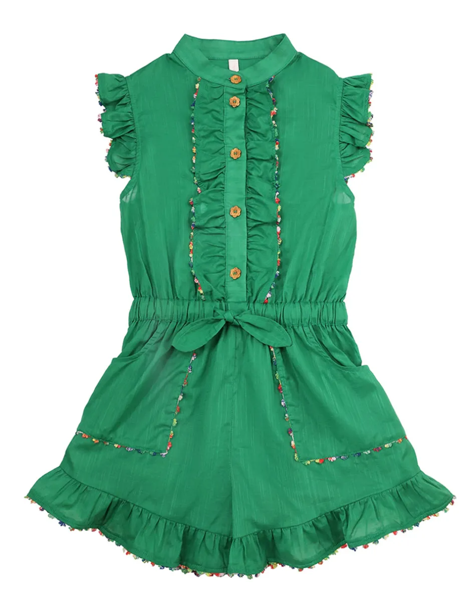 ZIMMERMANN Junie Frill Playsuit