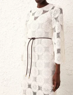 Hot ZIMMERMANN Junie Lace Midi Dress