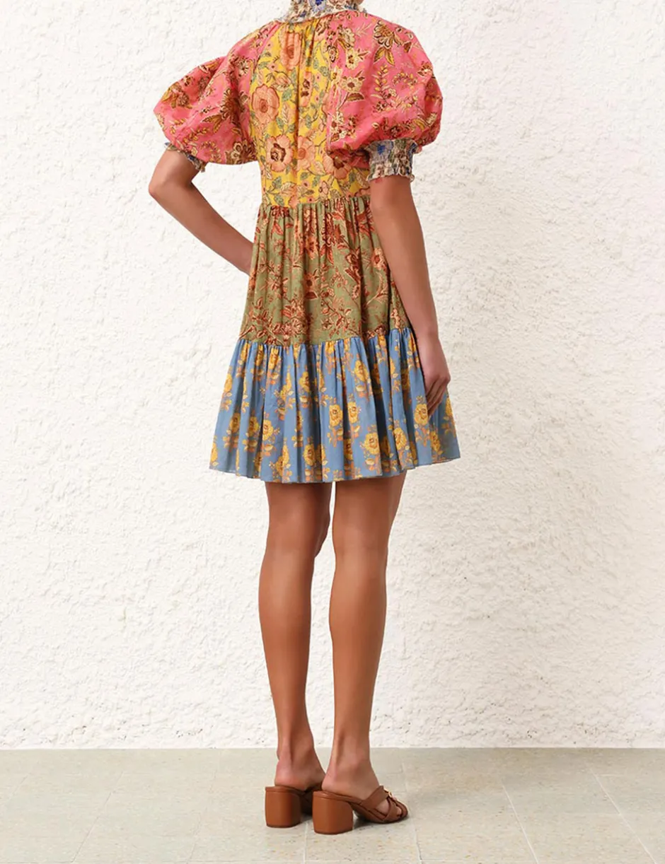 Hot ZIMMERMANN Junie Lantern Mini Dress