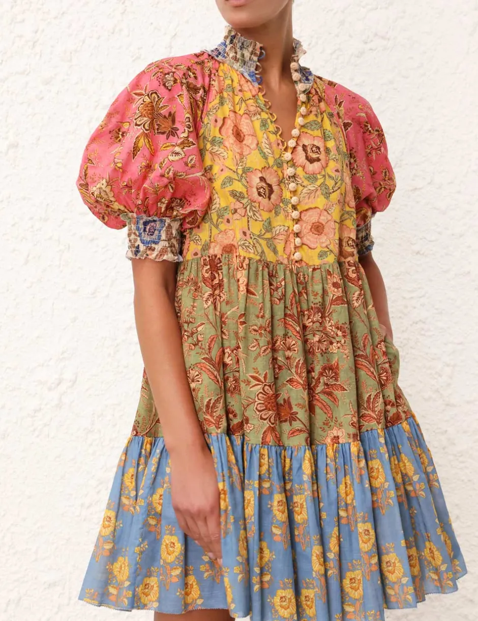 Hot ZIMMERMANN Junie Lantern Mini Dress