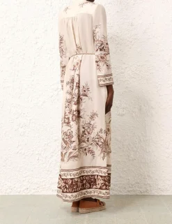Best ZIMMERMANN Junie Long Sleeve Maxi Dress
