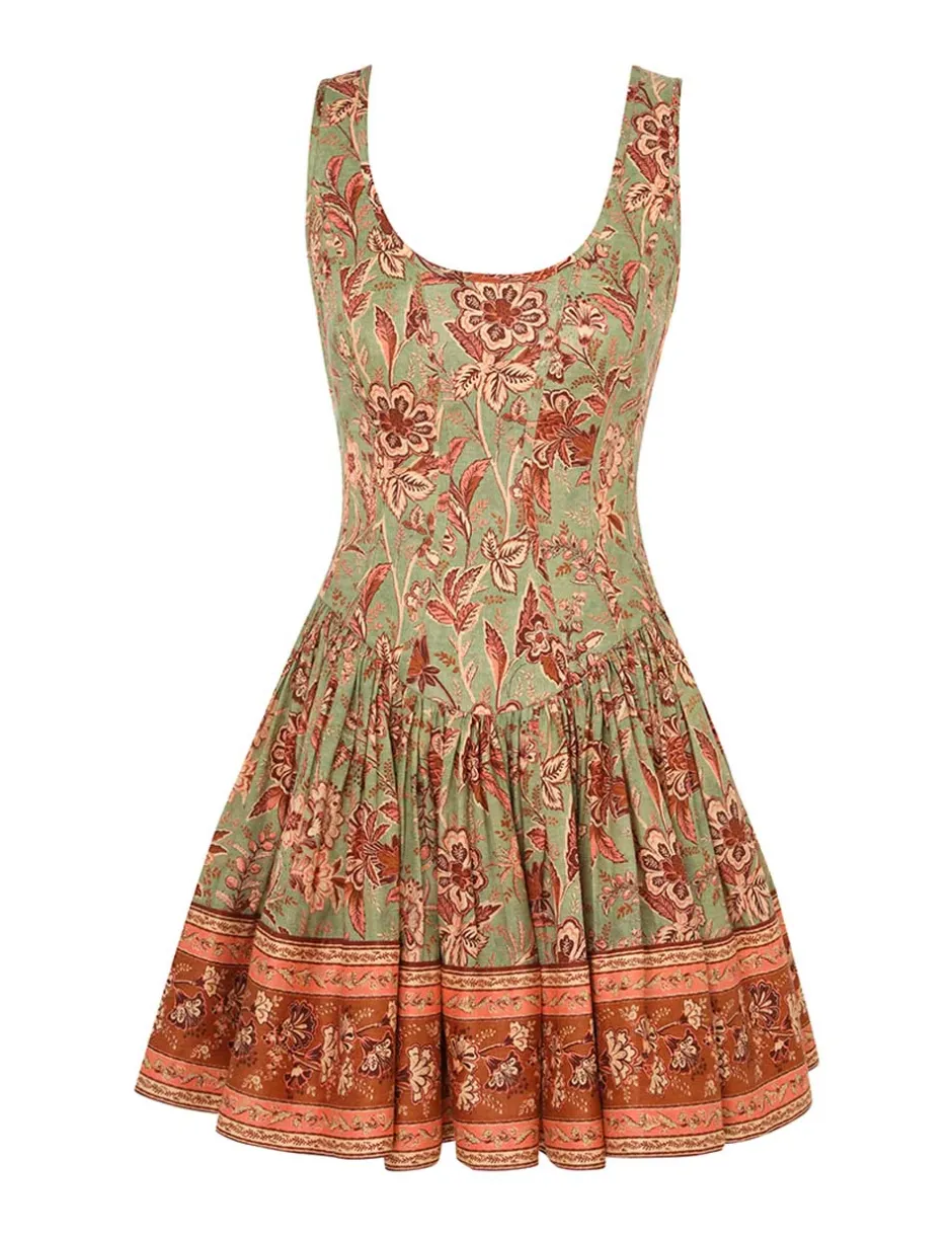 ZIMMERMANN Junie Panelled Mini Dress