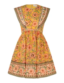 Discount ZIMMERMANN Junie Spliced Mini Dress