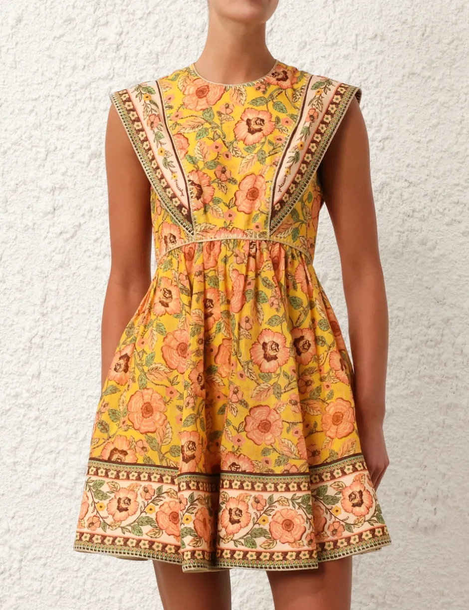 Discount ZIMMERMANN Junie Spliced Mini Dress