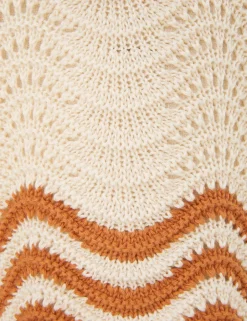 New ZIMMERMANN Junie Textured Knit Skirt