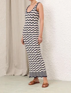 Sale ZIMMERMANN Junie Textured Knit Tank Dress