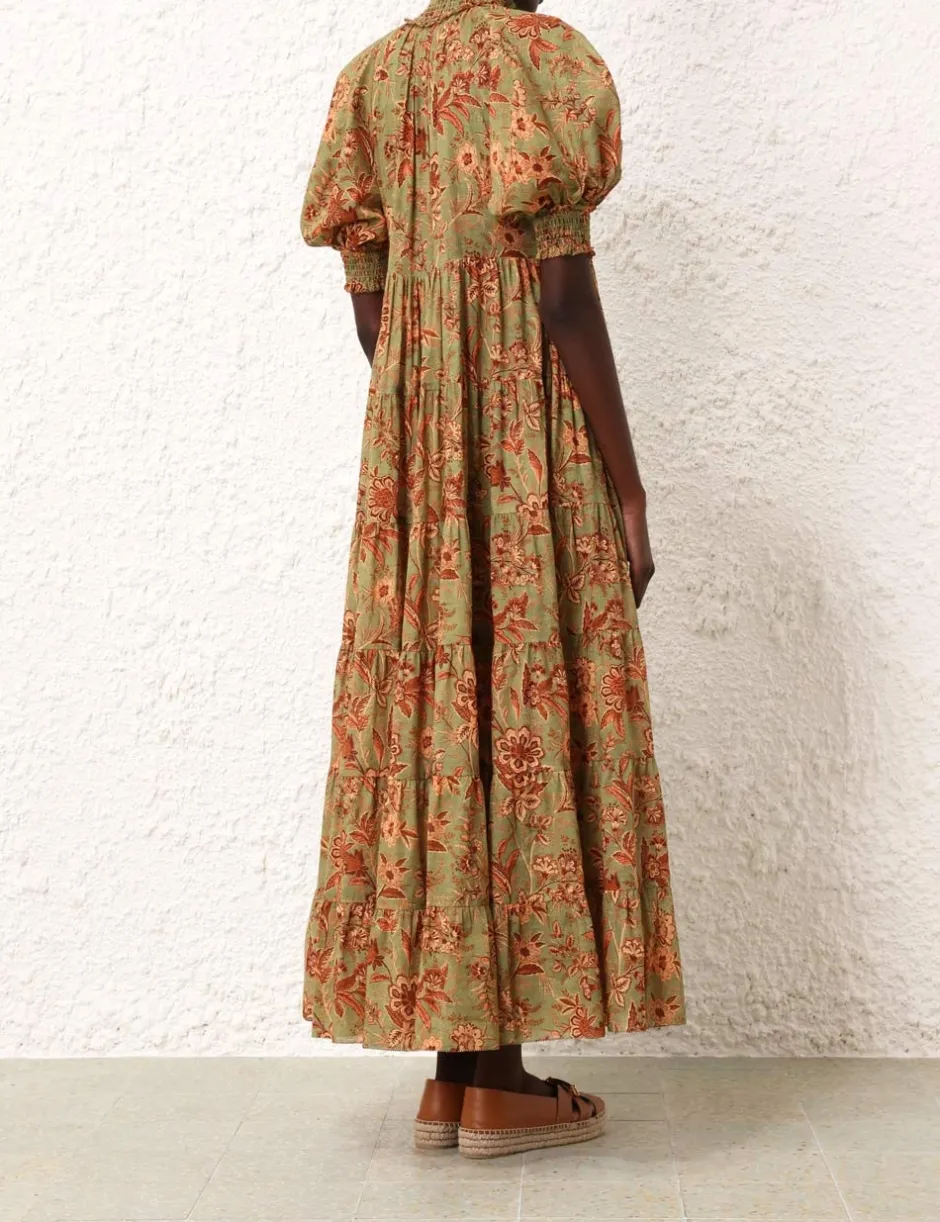 ZIMMERMANN Junie Tiered Swing Maxi Dress