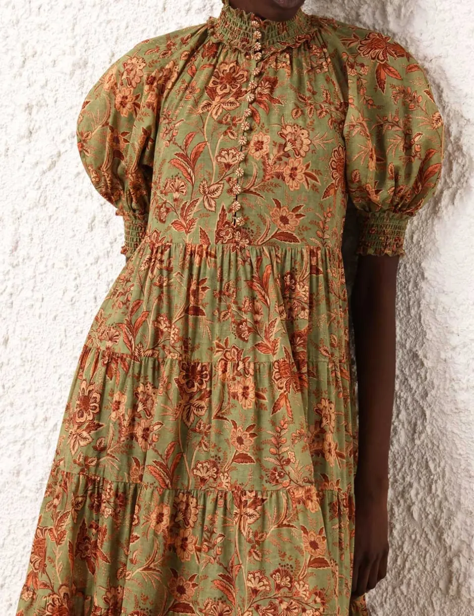 ZIMMERMANN Junie Tiered Swing Maxi Dress