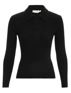 ZIMMERMANN Knit Polo Top
