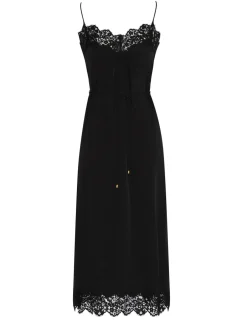 Hot ZIMMERMANN Lace Panel Slip Midi