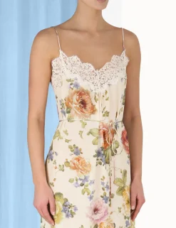 Sale ZIMMERMANN Lace Panel Slip Midi