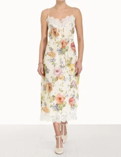 Discount ZIMMERMANN Lace Panel Slip Midi