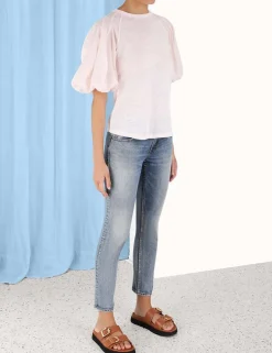 Clearance ZIMMERMANN Lantern Sleeve Tee