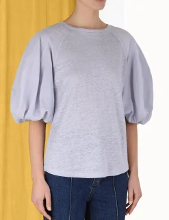 Best ZIMMERMANN Lantern Sleeve Tee
