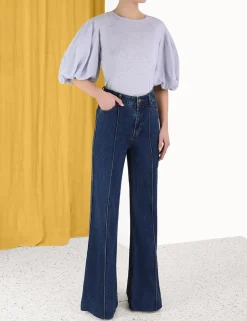Clearance ZIMMERMANN Lantern Sleeve Tee