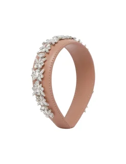 Hot ZIMMERMANN Leather Crystal Headband