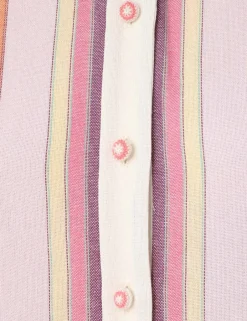 Online ZIMMERMANN Lexi Blouson Stripe Shirt