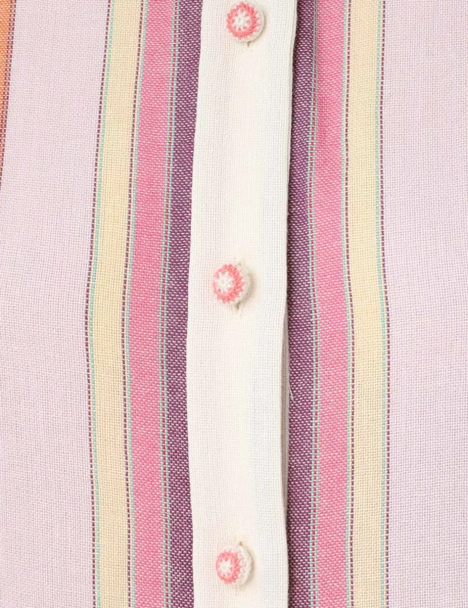 Online ZIMMERMANN Lexi Blouson Stripe Shirt
